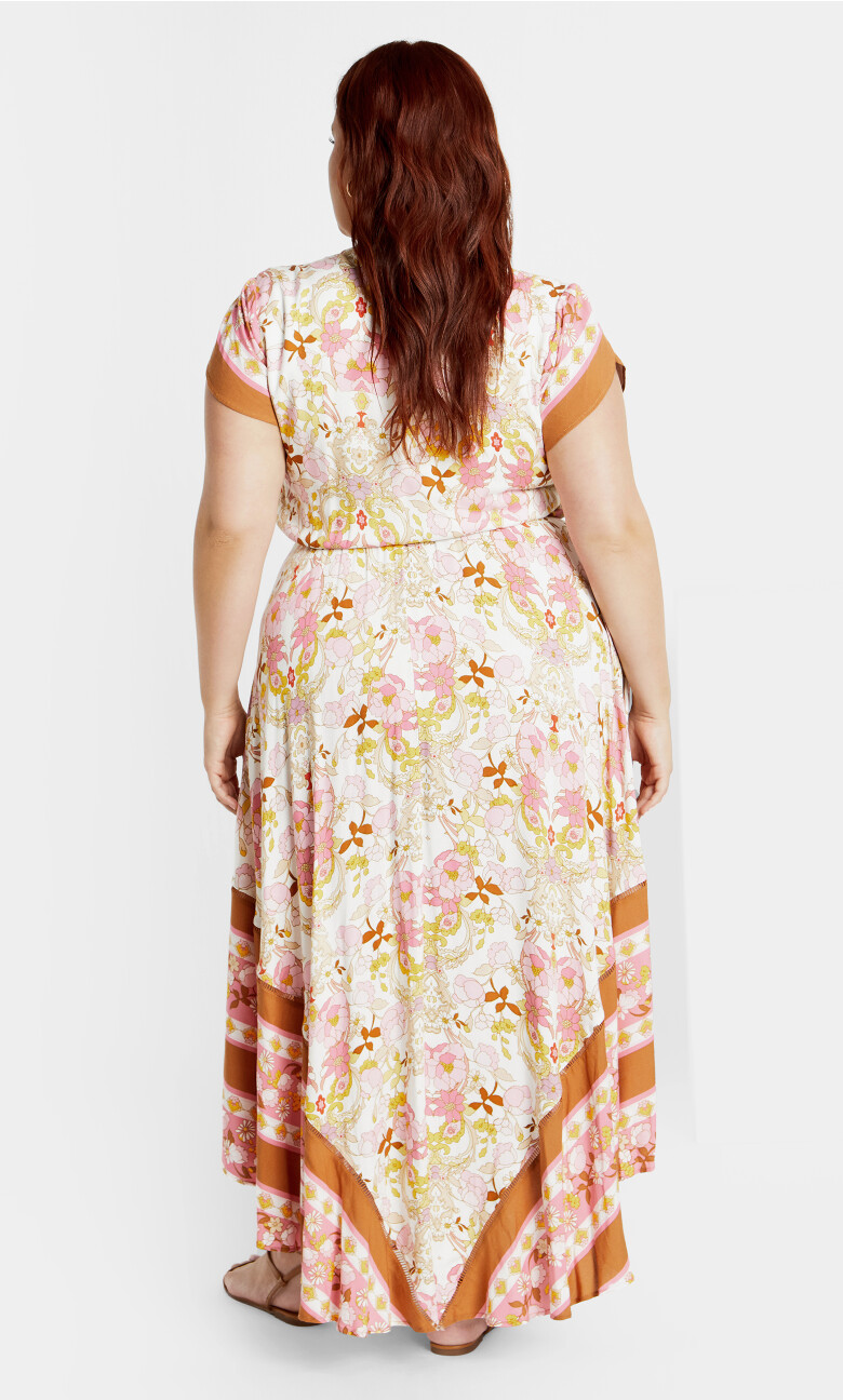 Sky Short Sleeve Maxi Dress - ivory