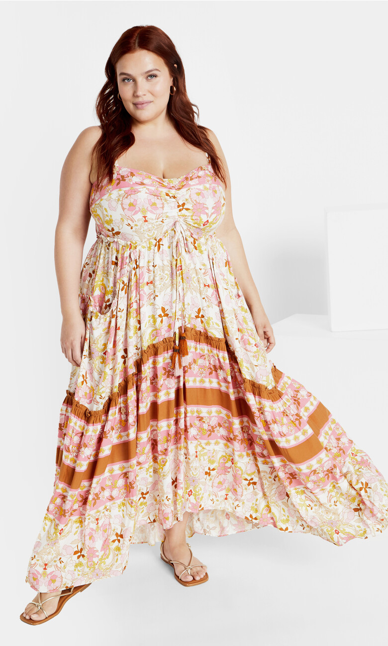Lilah Love Maxi Dress - ivory