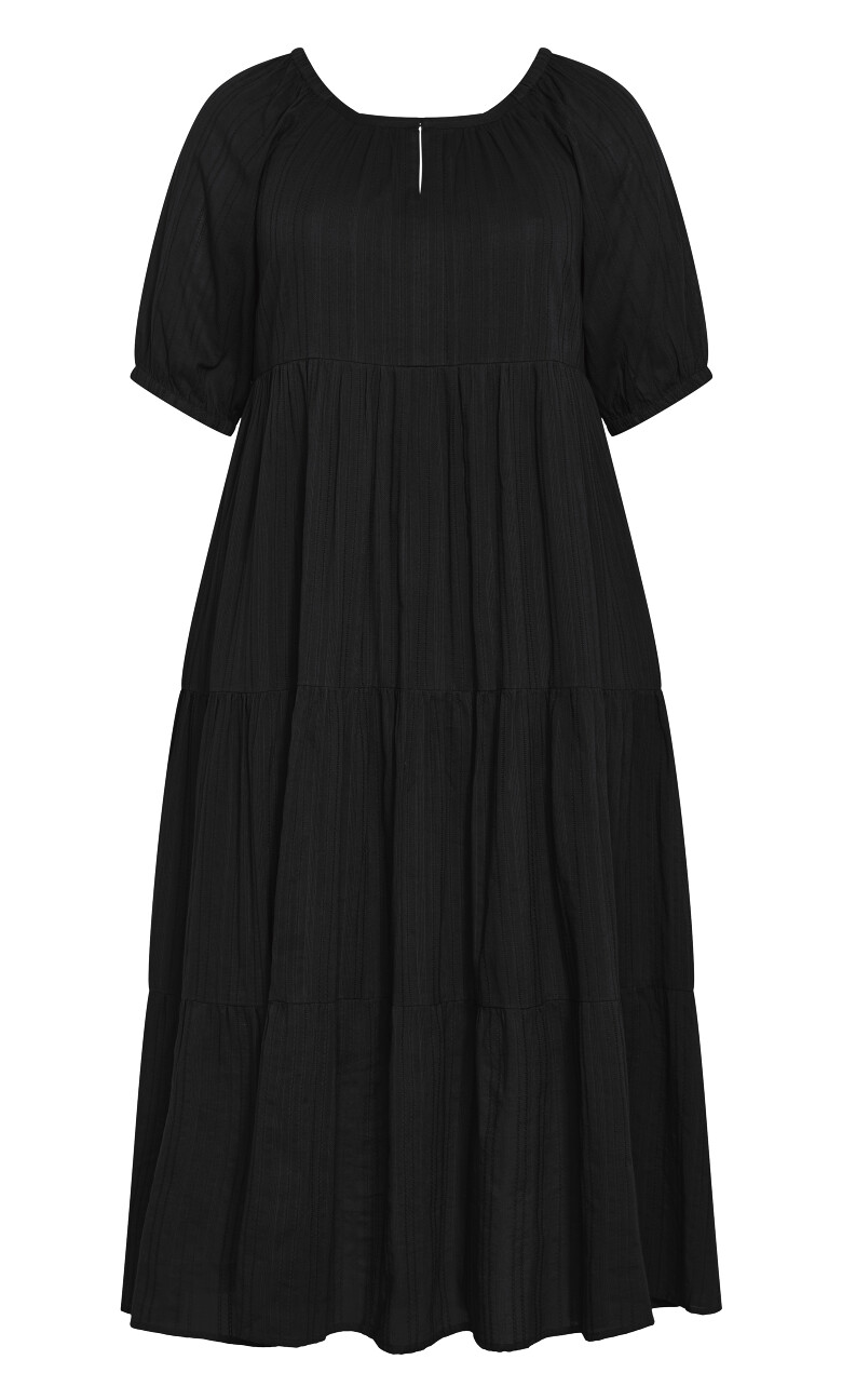 Tallulah Empire Waist Maxi Dress - black