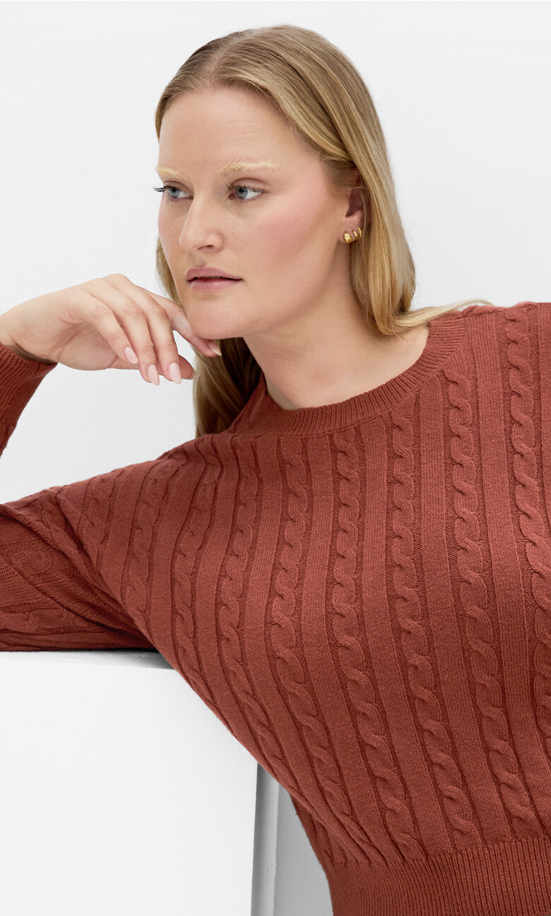 Kenia Knit Jumper - cinnamon