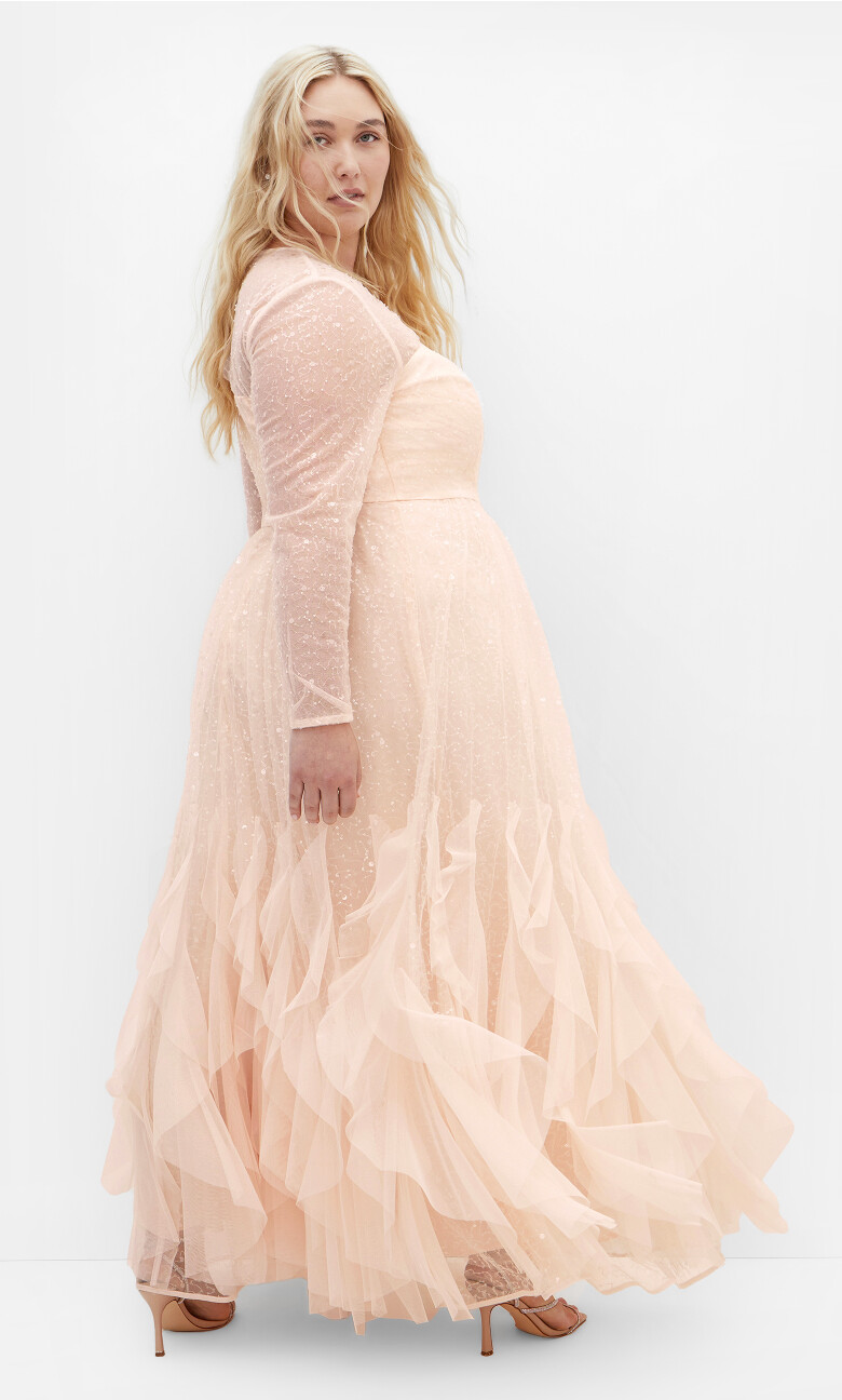 Radiant Gown- soft gold