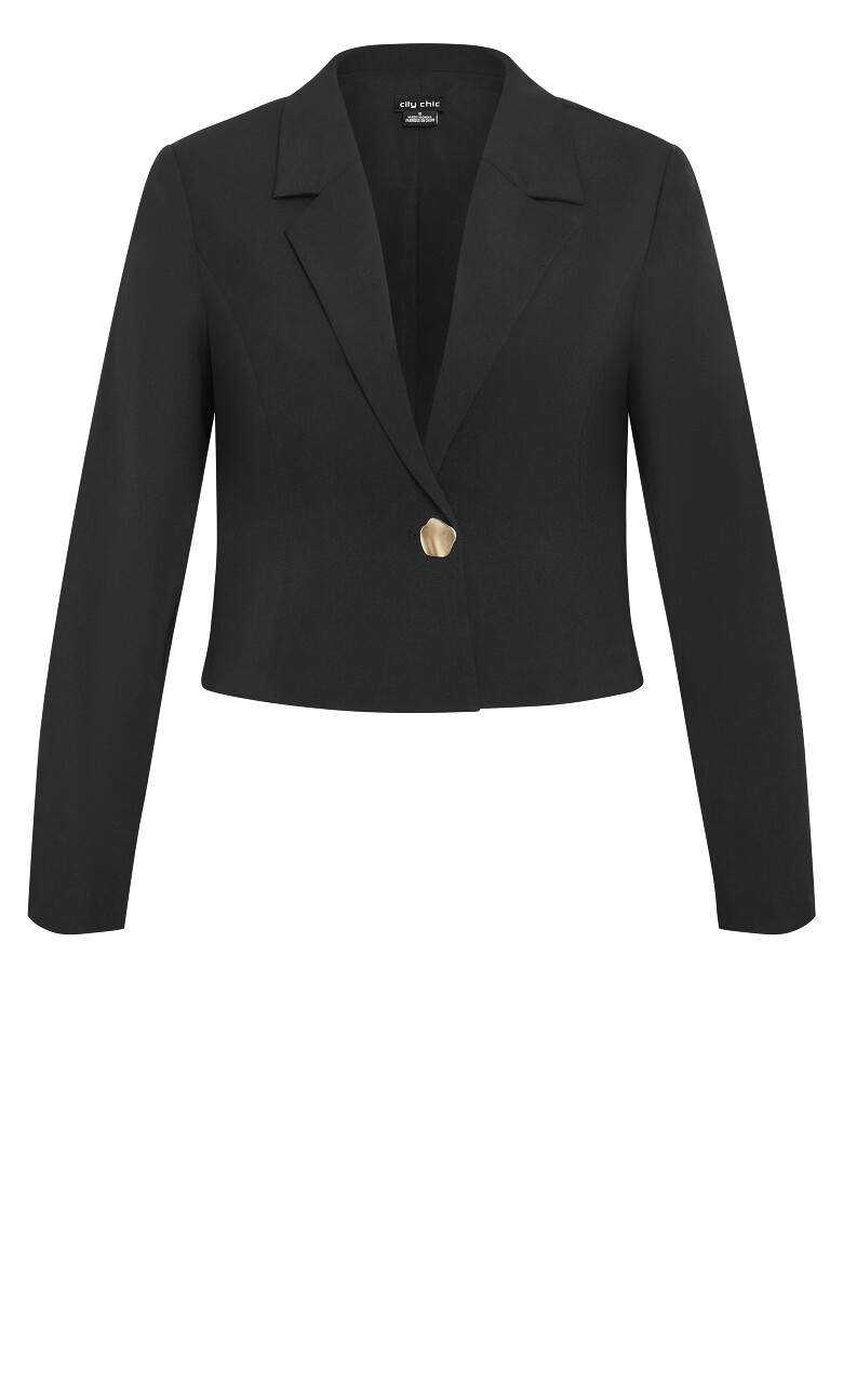 Karter Crop Jacket - black
