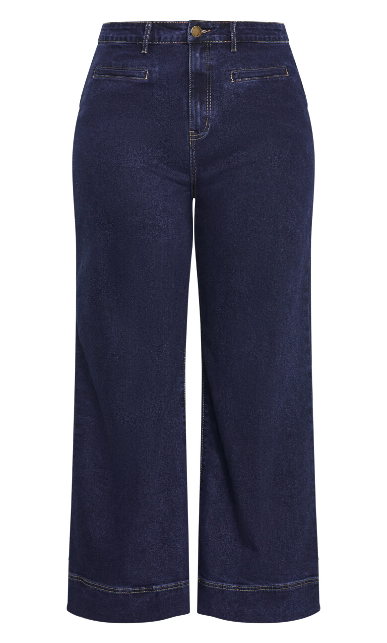 Harley Fit Victoria Wide Leg Jean - dark wash