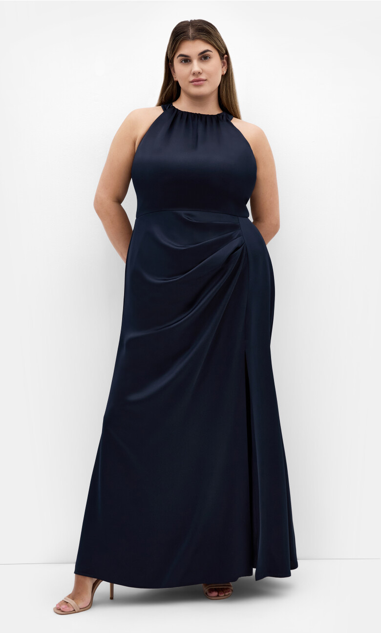 Plus Size Maxi Celina - Navy