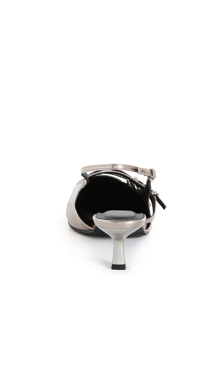 WIDE FIT Novah Heel - pewter
