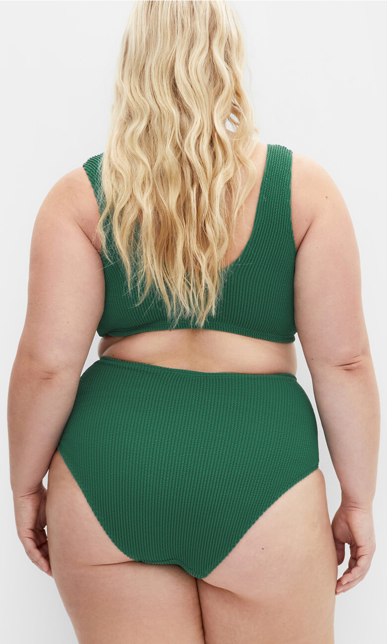 Avalon Hi Waist Bikini Brief - green