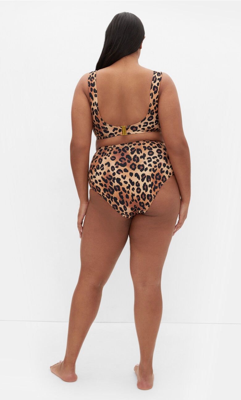 Vigo Hi Waist Bikini Brief - animal