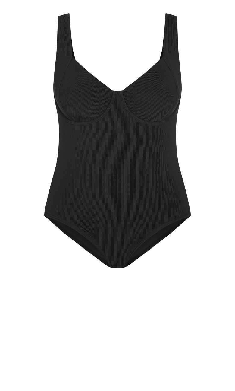 Corfu Underwire 1 Piece - black