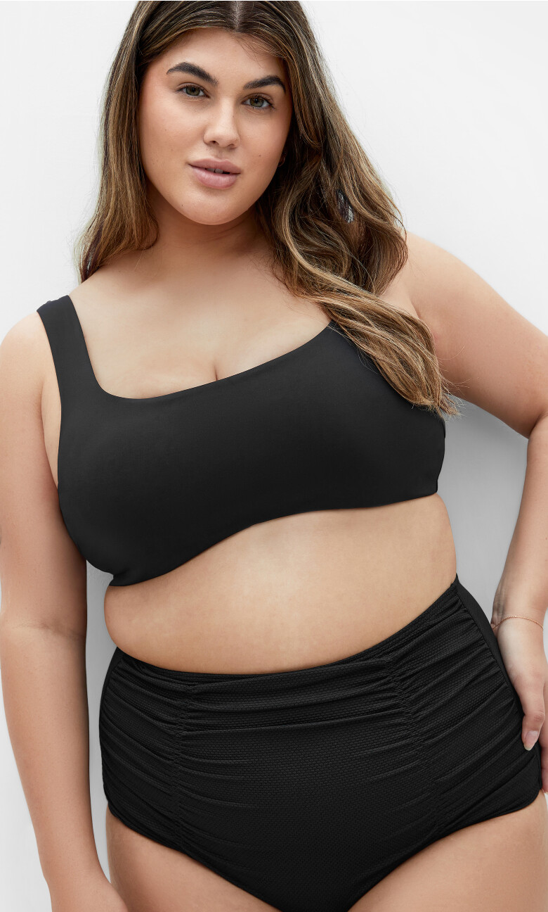 Sardina Hi Waist Bikini Brief - black