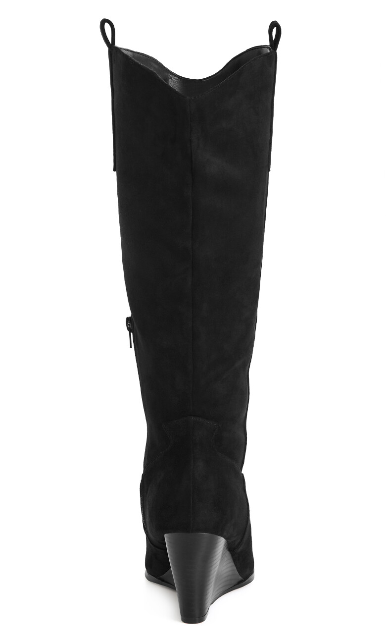 WIDE FIT Anastasia Boot - black