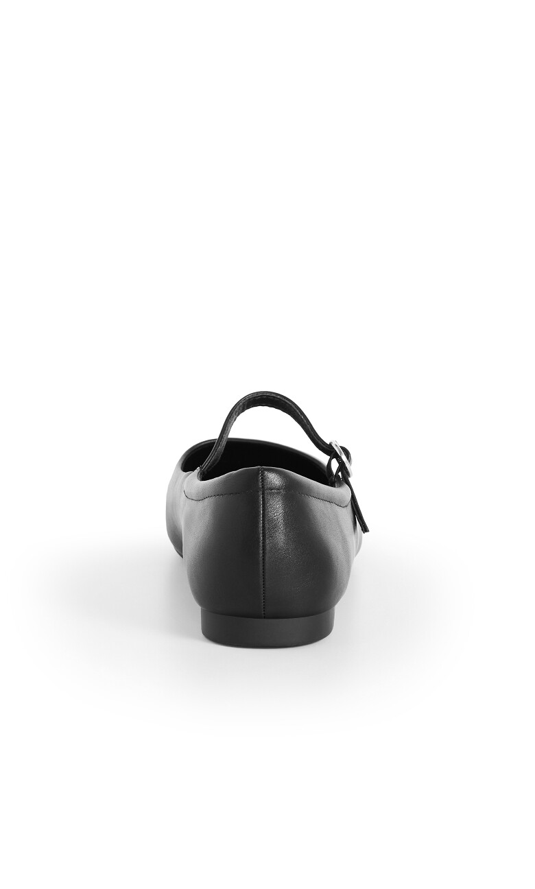 WIDE FIT Sofia Ballerina - matte black