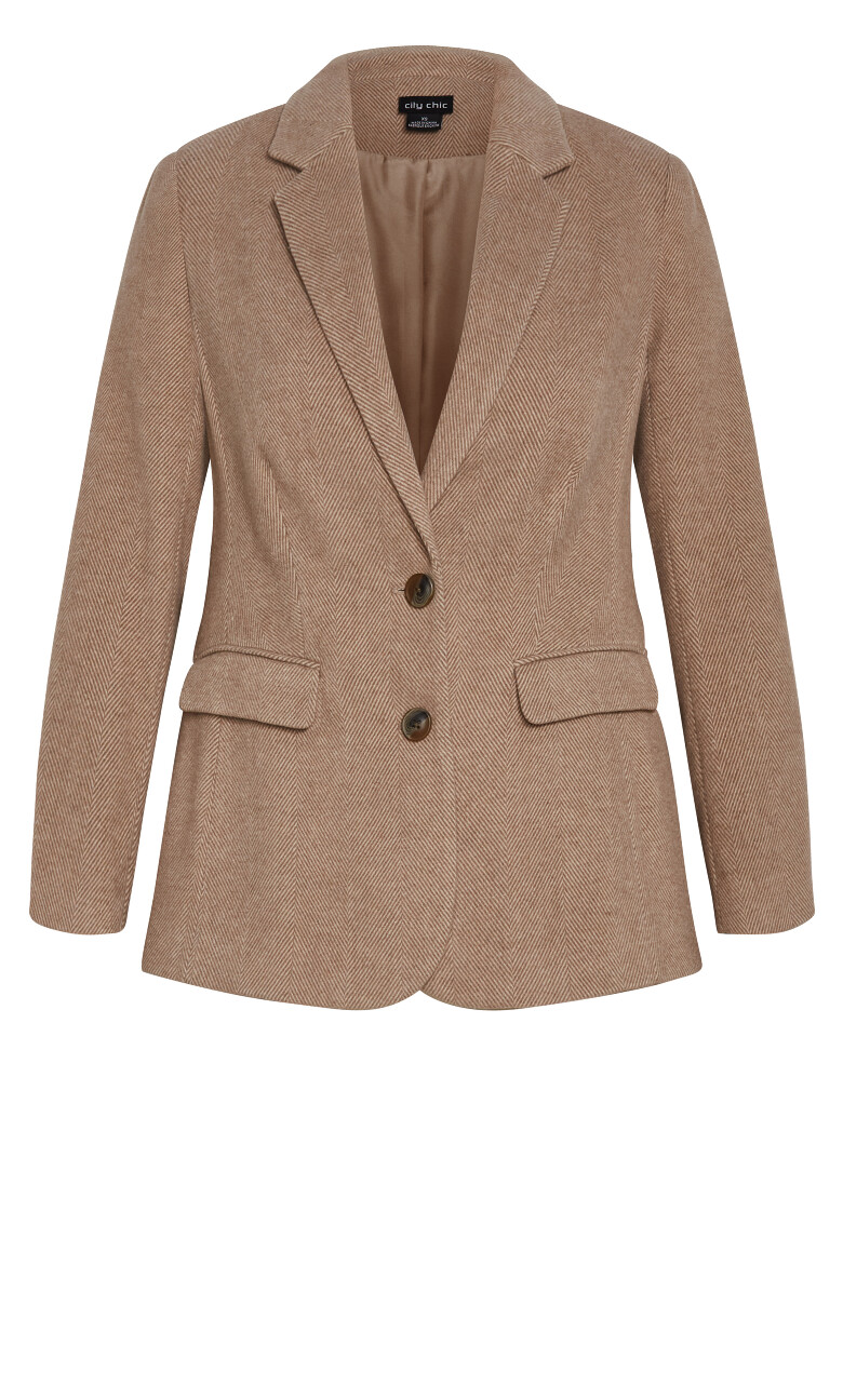 Oxford Melton Jacket - caramel