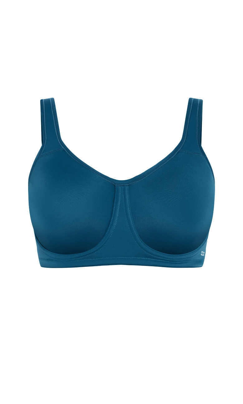 Underwire Sports Bra - poseidon