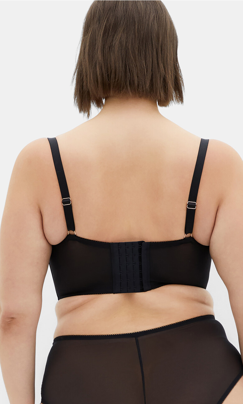 Josephine Underwire Bustier - black