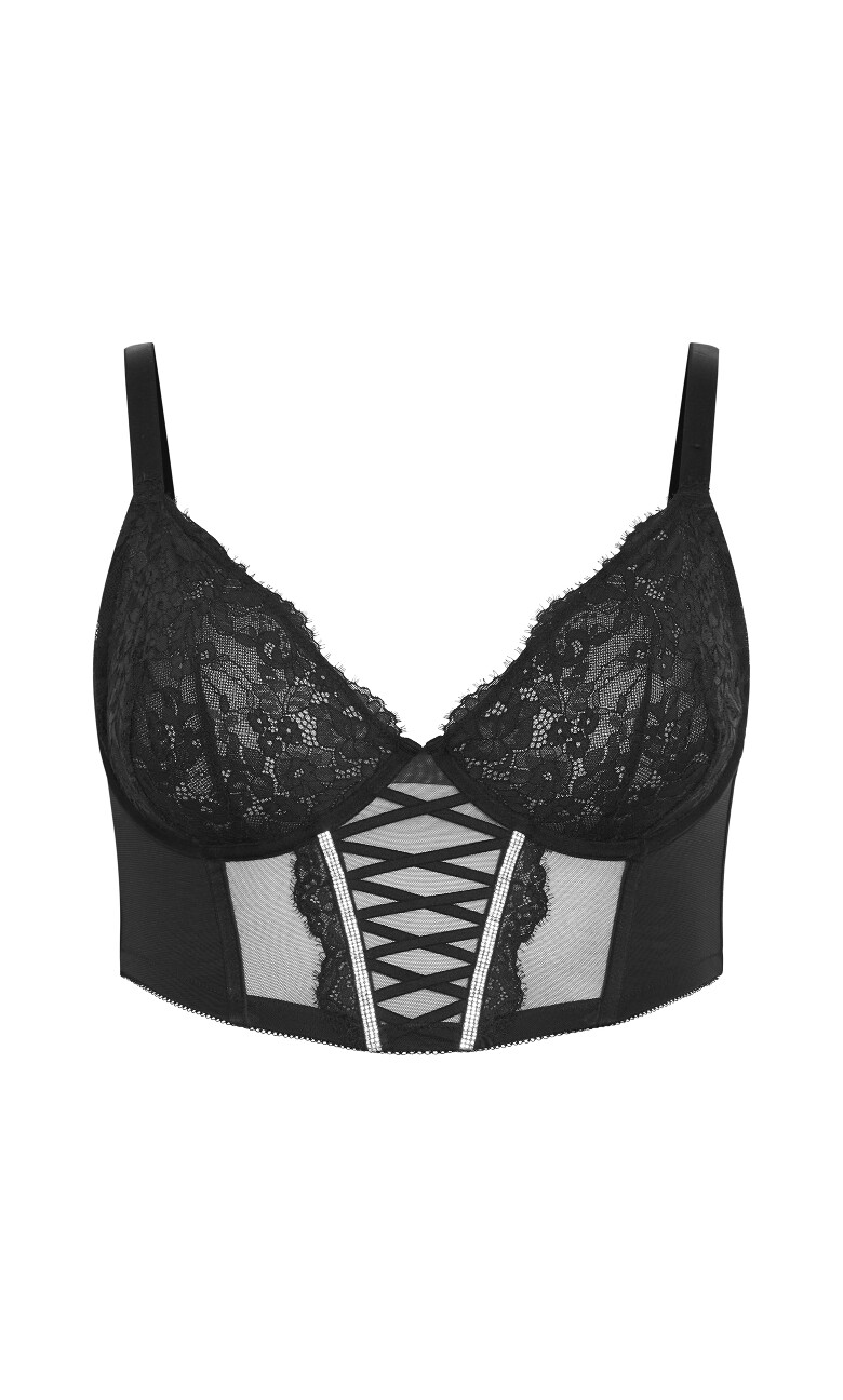Josephine Underwire Bustier - black