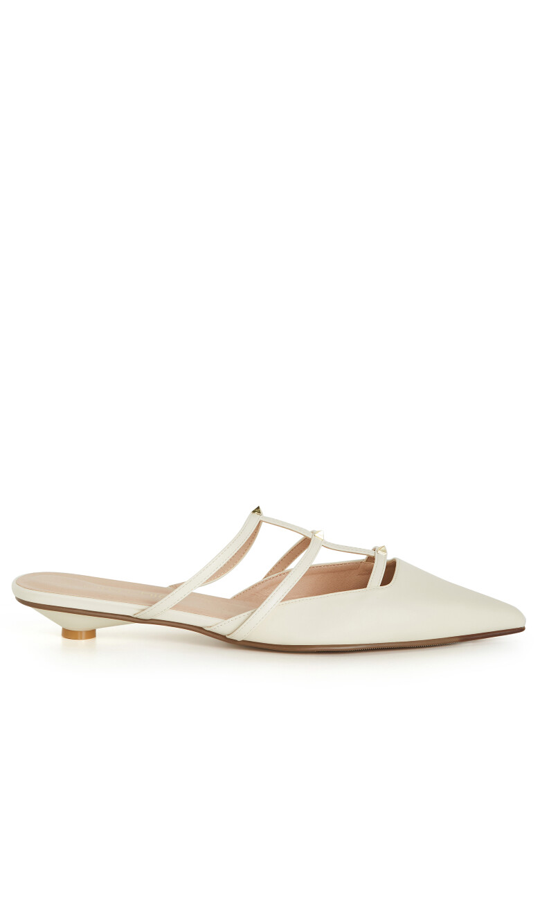 WIDE FIT Azelea Slide - cream
