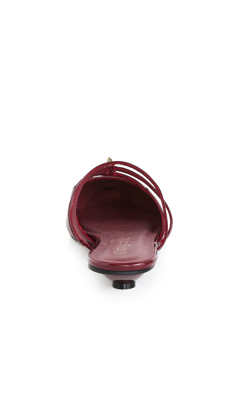 WIDE FIT Azelea Slide - dark cherry