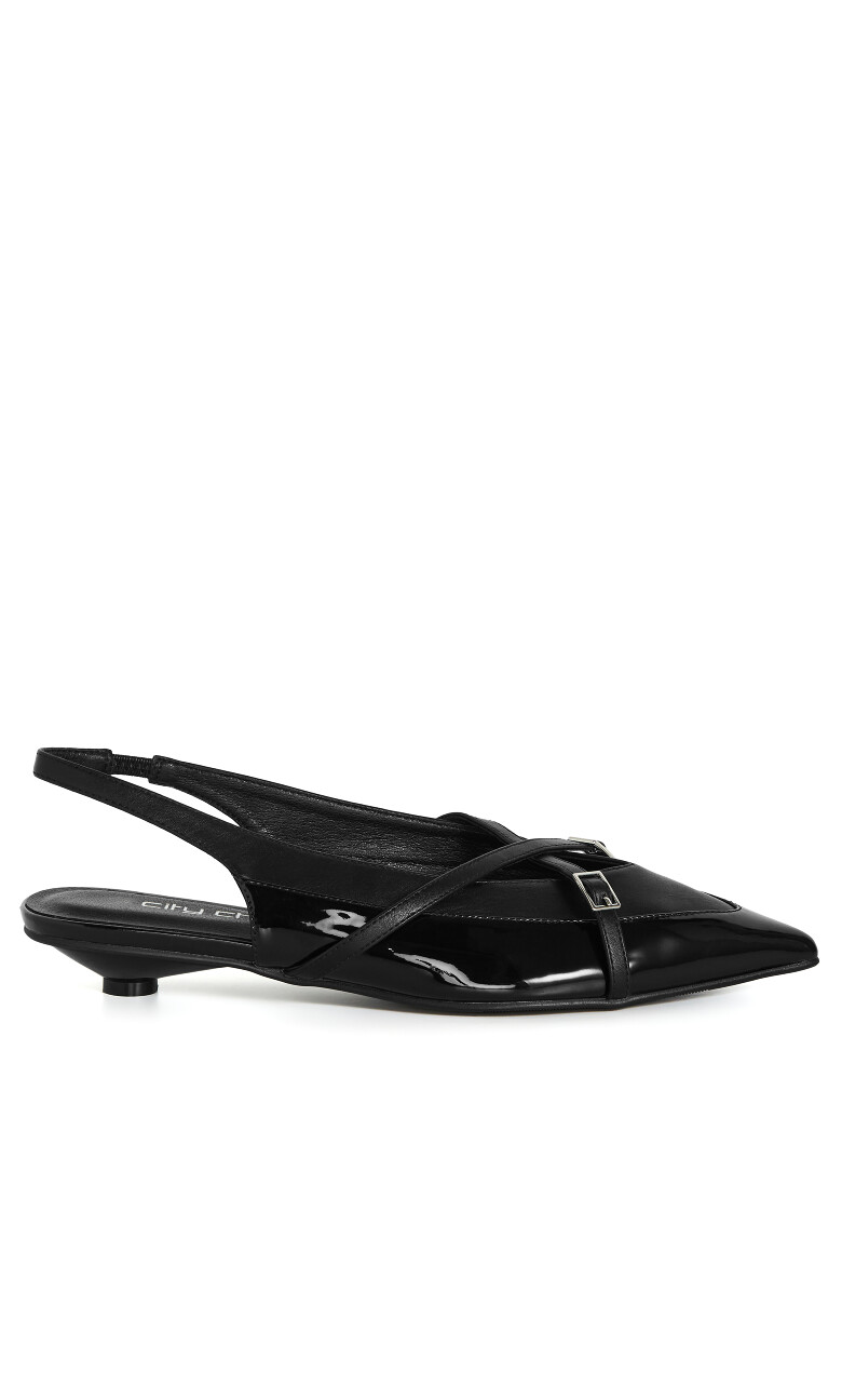 WIDE FIT Miami Slide - black