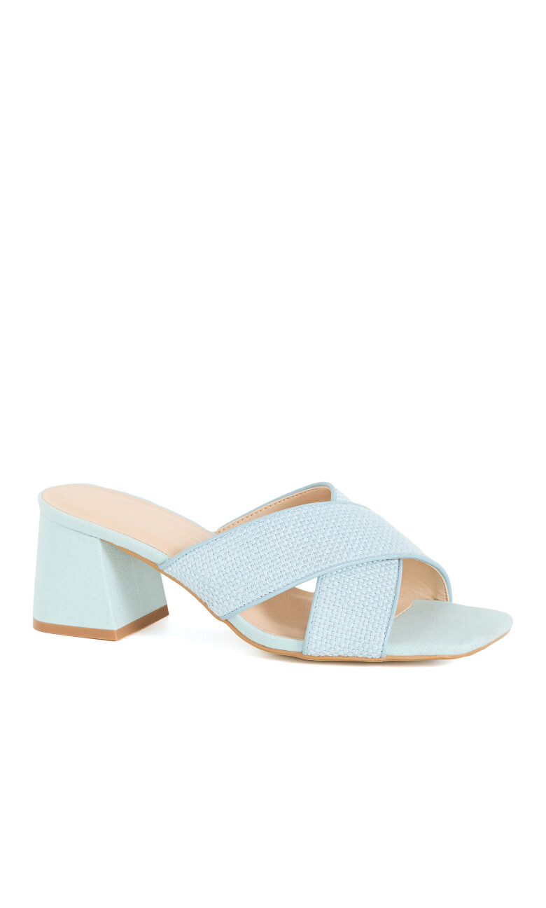 WIDE FIT Tuscany Slide - baby blue