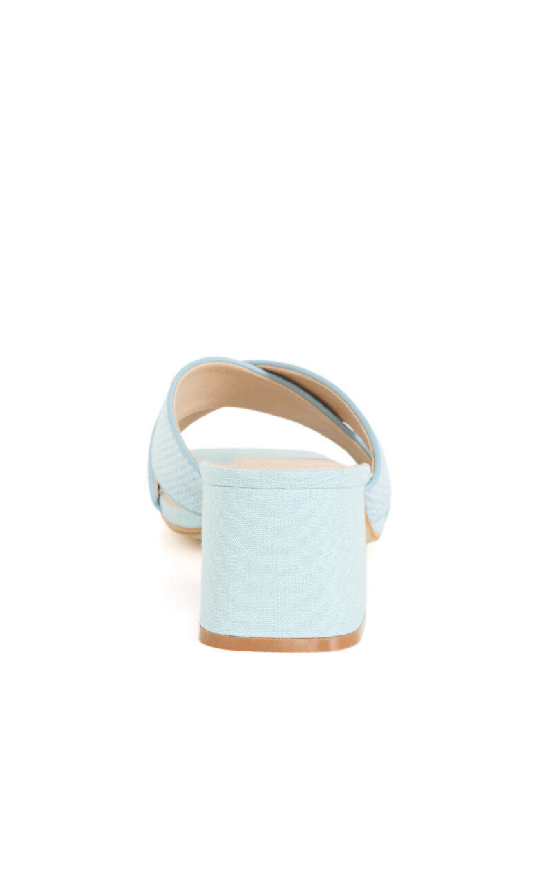 WIDE FIT Tuscany Slide - baby blue