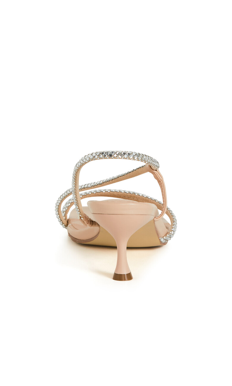 WIDE FIT Party Slingback - nude