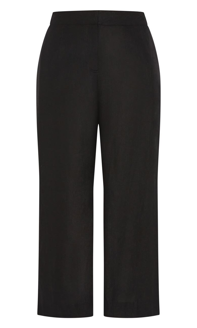 Sylvie Linen Pant - black