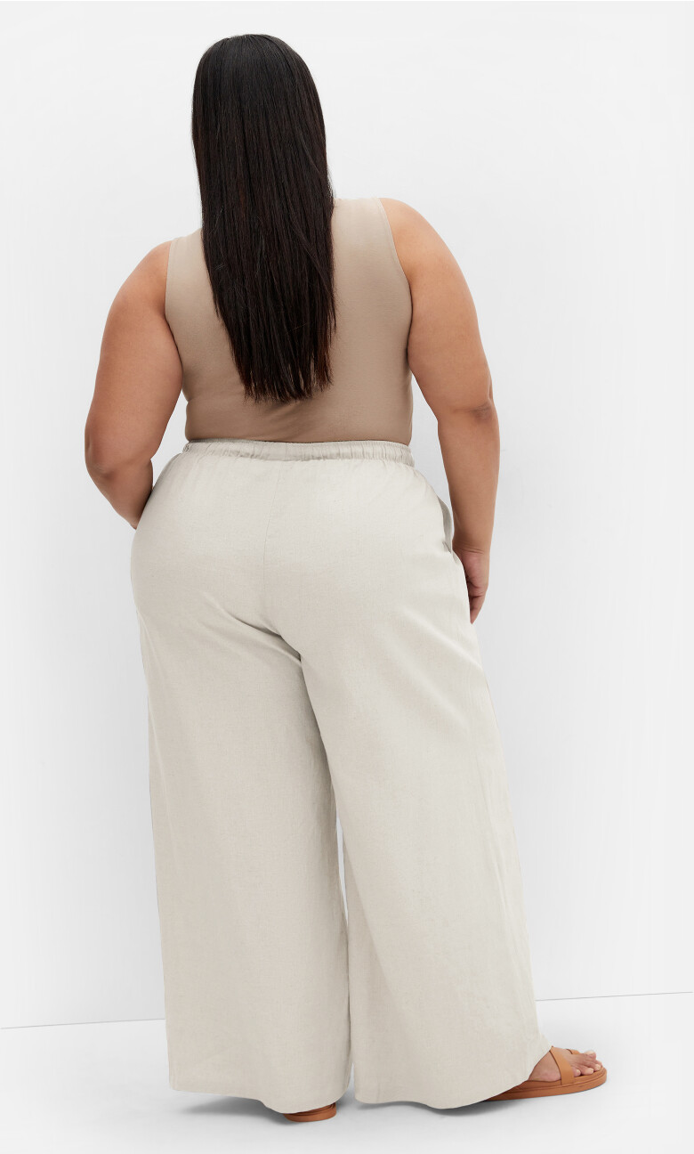 Holly Linen Pant - neutral