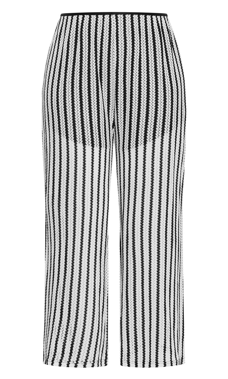Carla Stripe Pant - ivory