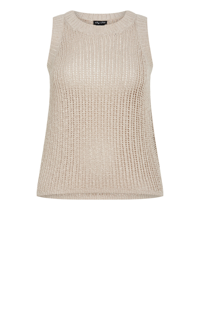 Talia Knit Tank - neutral