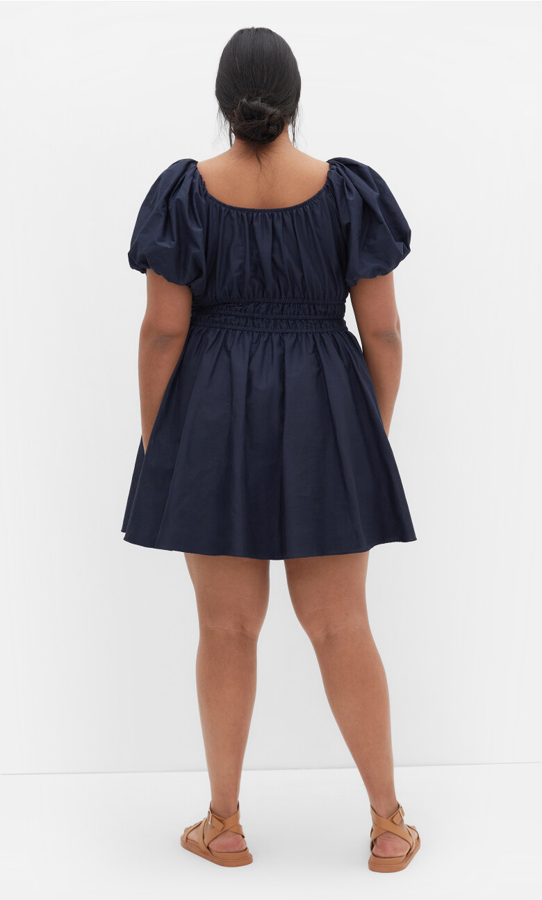 Lillian Mini Dress - navy