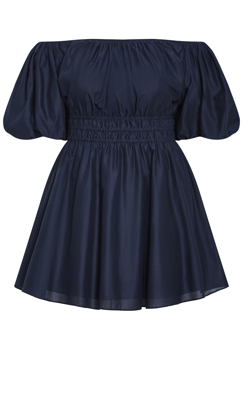Lillian Mini Dress - navy