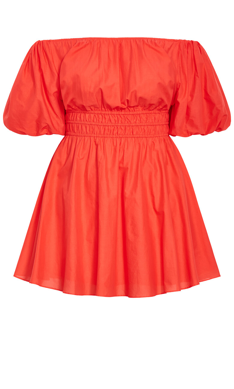 Lillian Mini Dress - pink coral