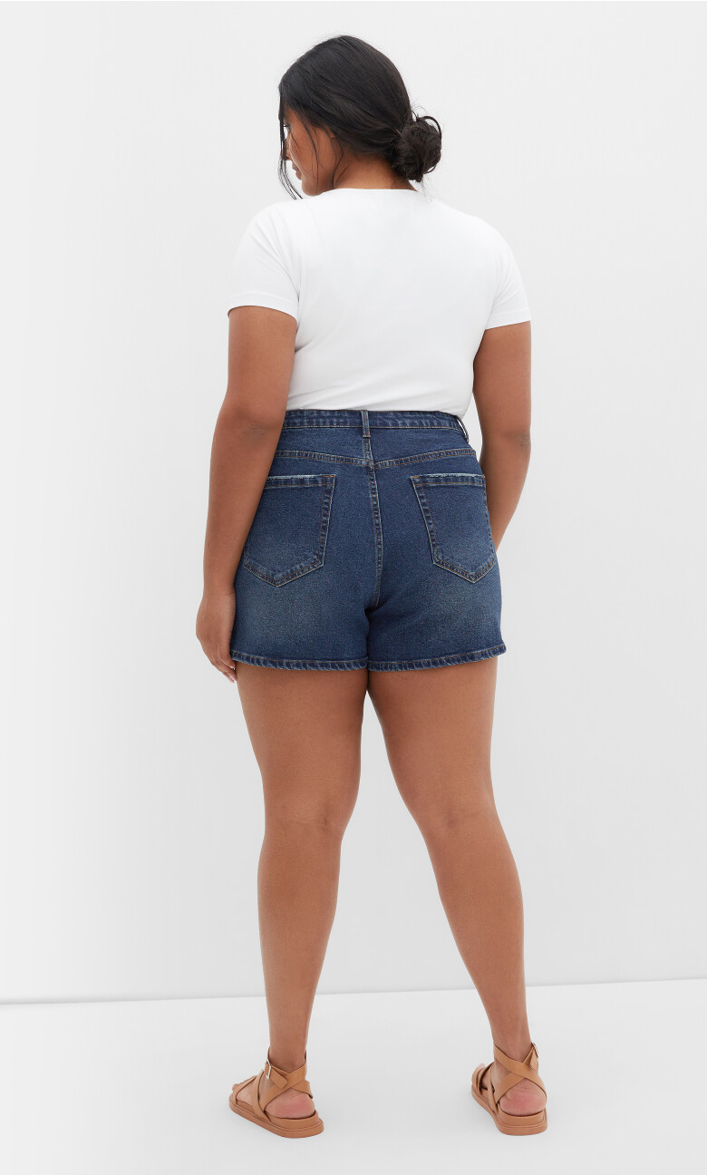 Denim Callie Short - dark denim