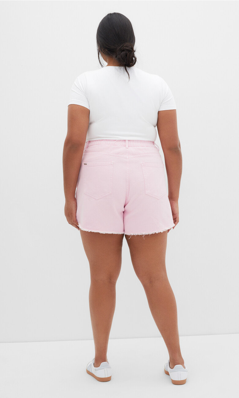 Denim Rip Short - pout