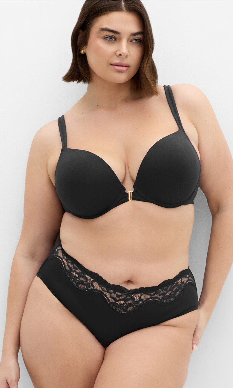 Smooth & Chic 3 Pack Micro Shorty - black