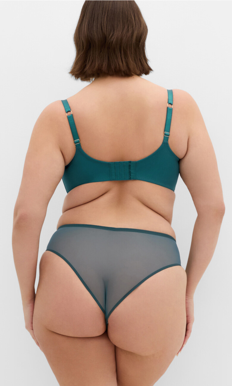 Kimora Ouvert Cheeky Brief - deep teal