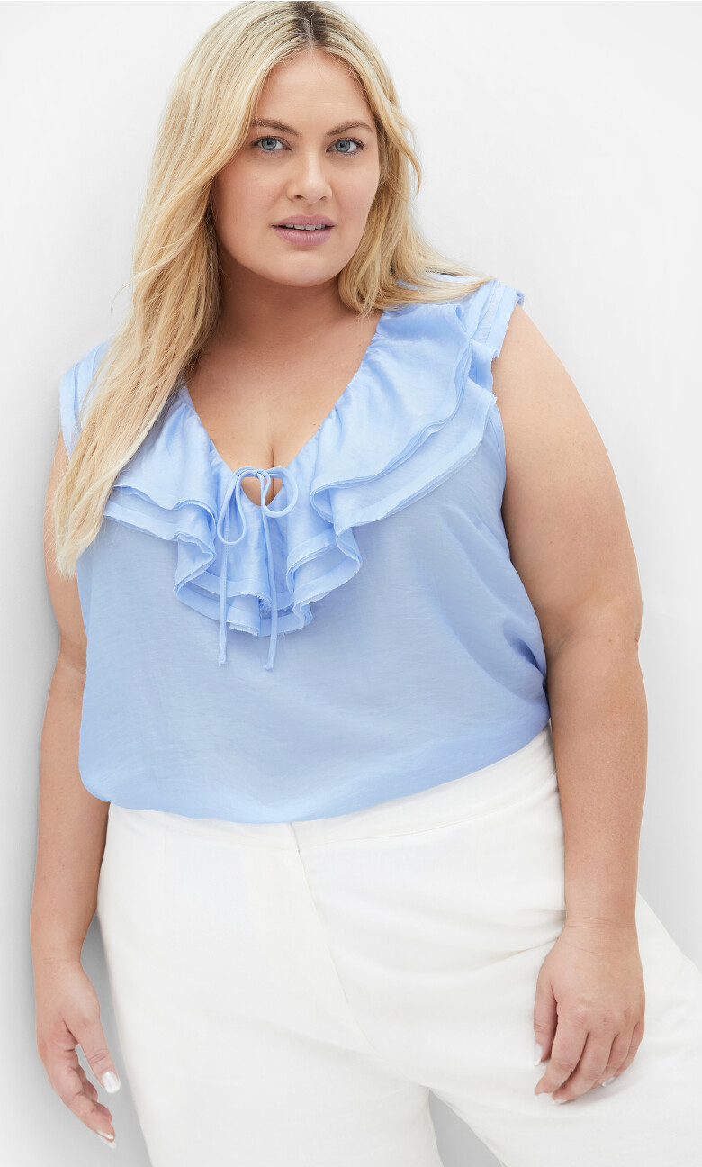 Athena Top - sky blue