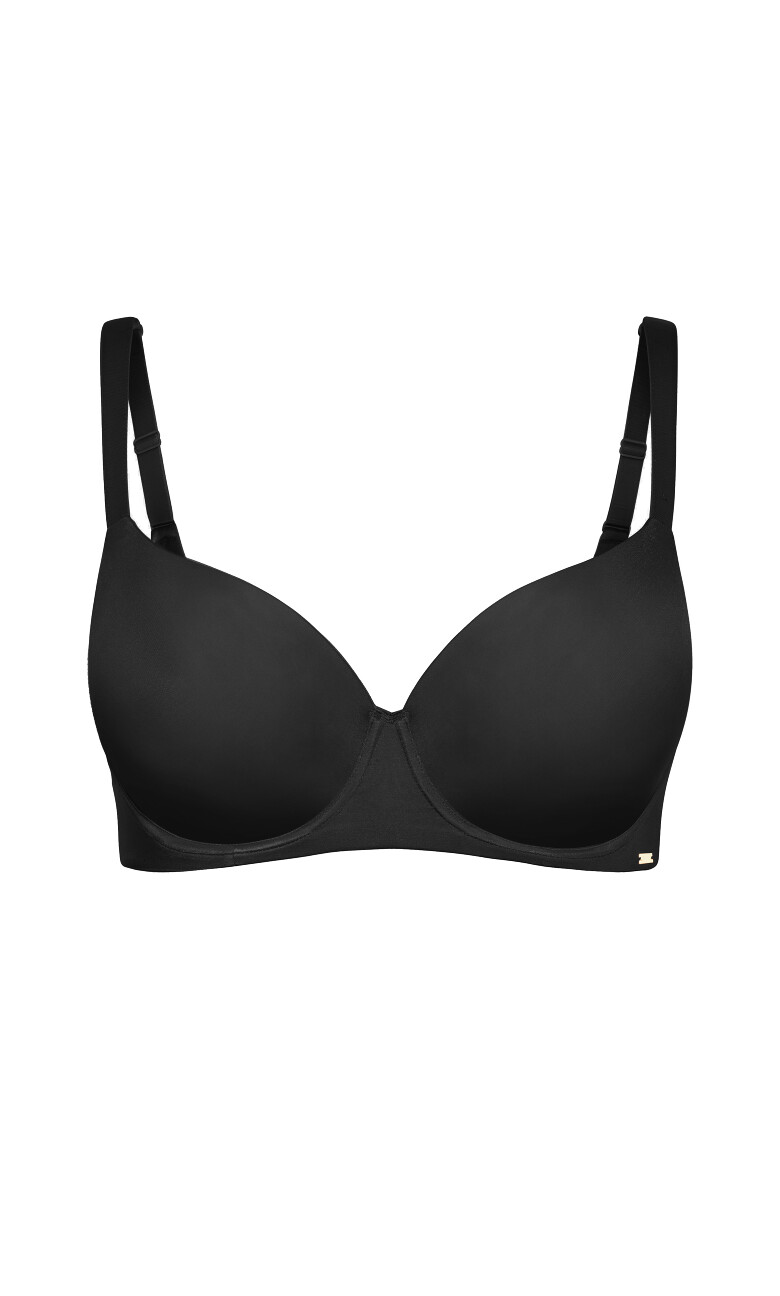 Smooth & Chic T-Shirt Bra - black