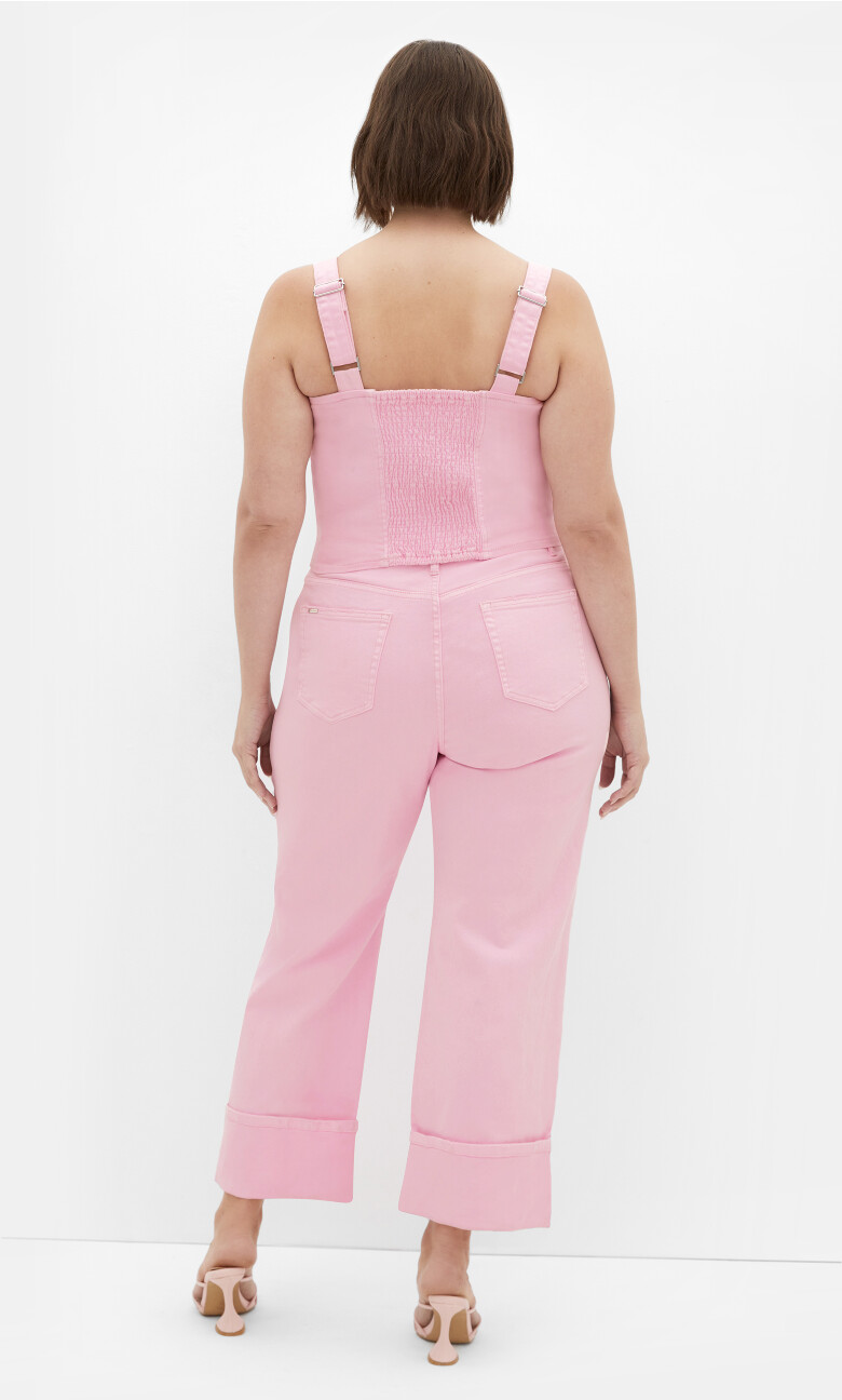 Denim Dreams Corset - pink
