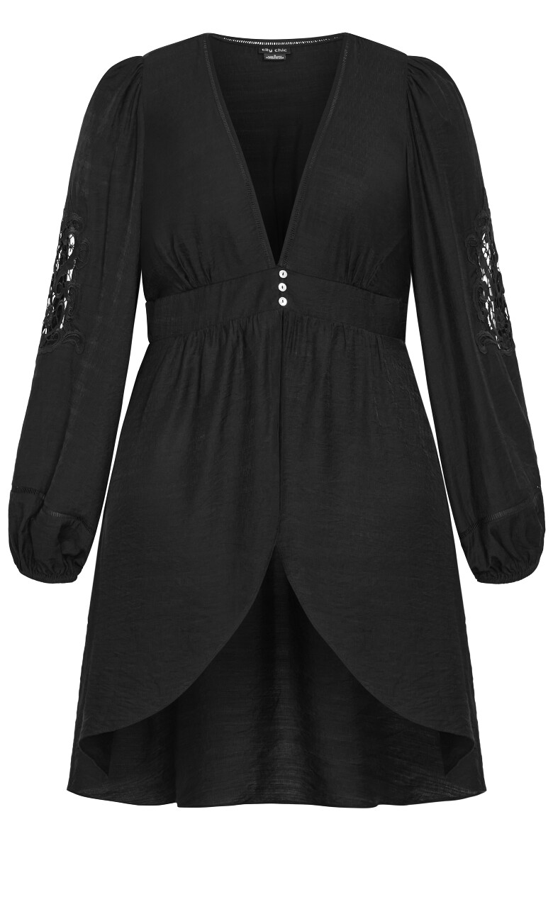 Duster Boho Jacket - black