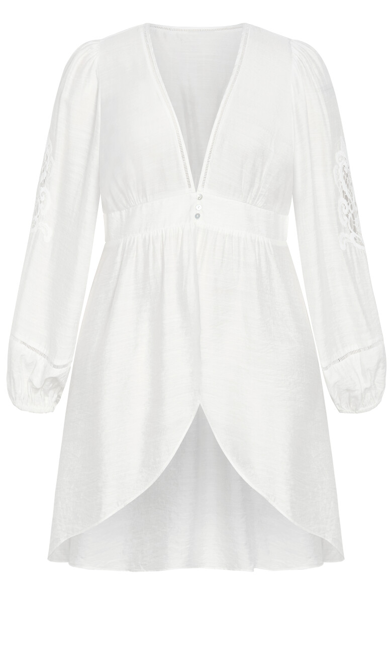 Duster Boho Jacket - ivory