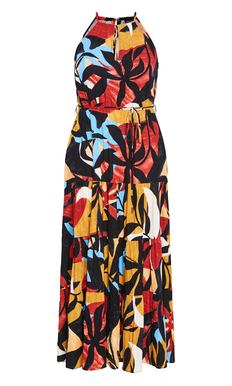 Island Getaway Maxi Dress - black