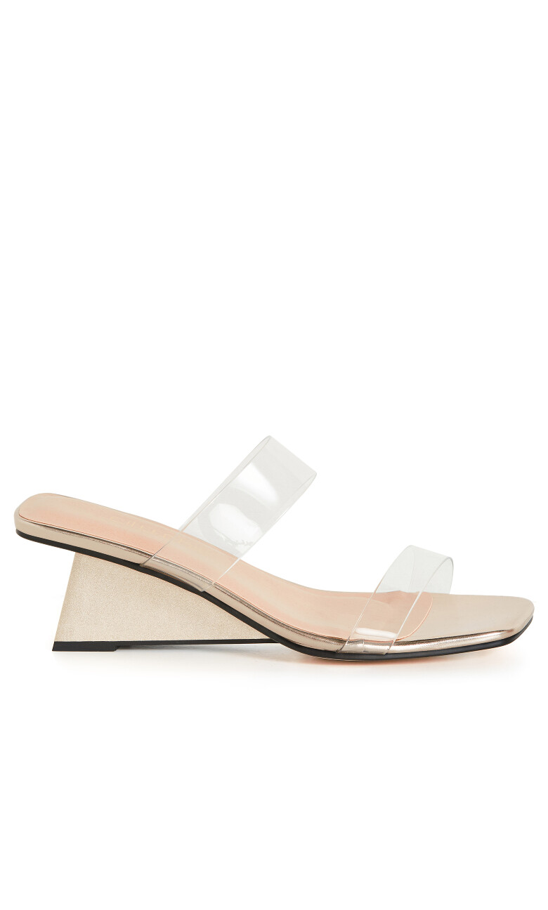 WIDE FIT Layla Wedge - gold