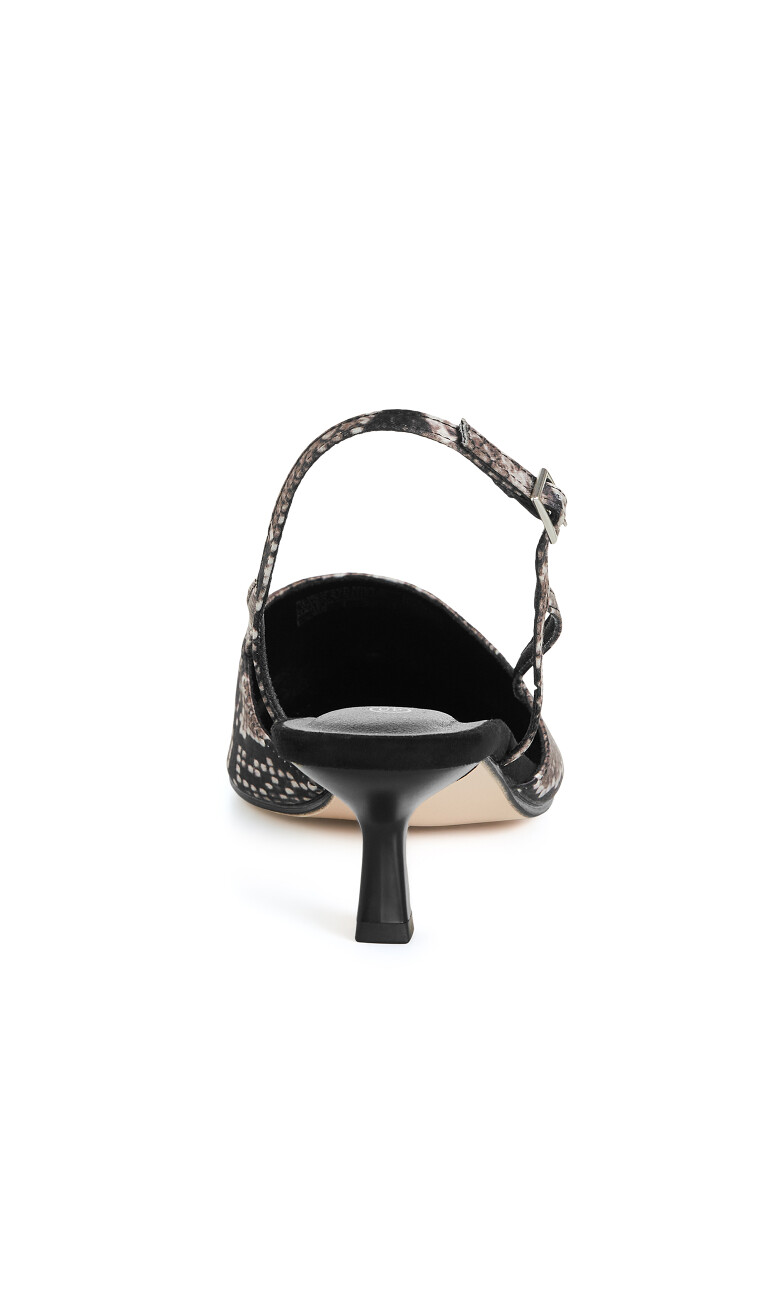 WIDE FIT Mila Slingback - reptile