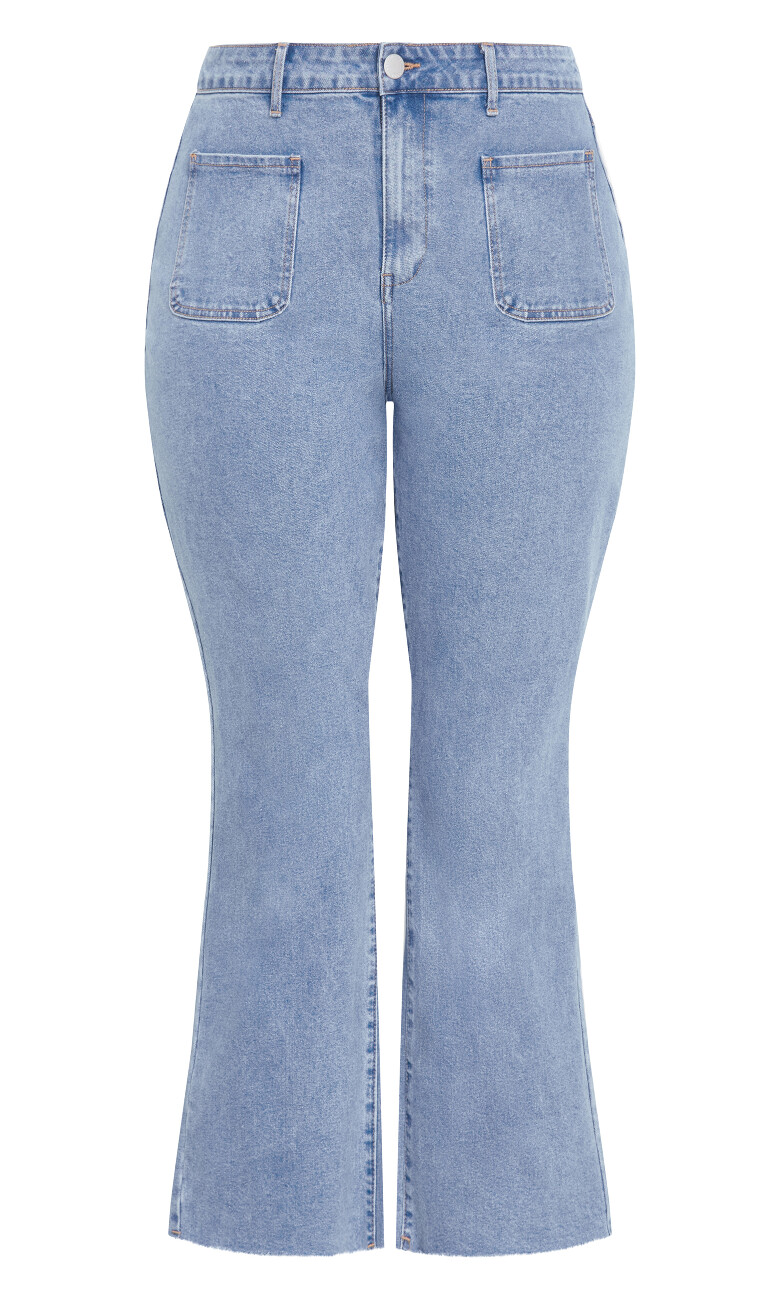 Harley Fit Ellie Wide Leg Jean - light wash