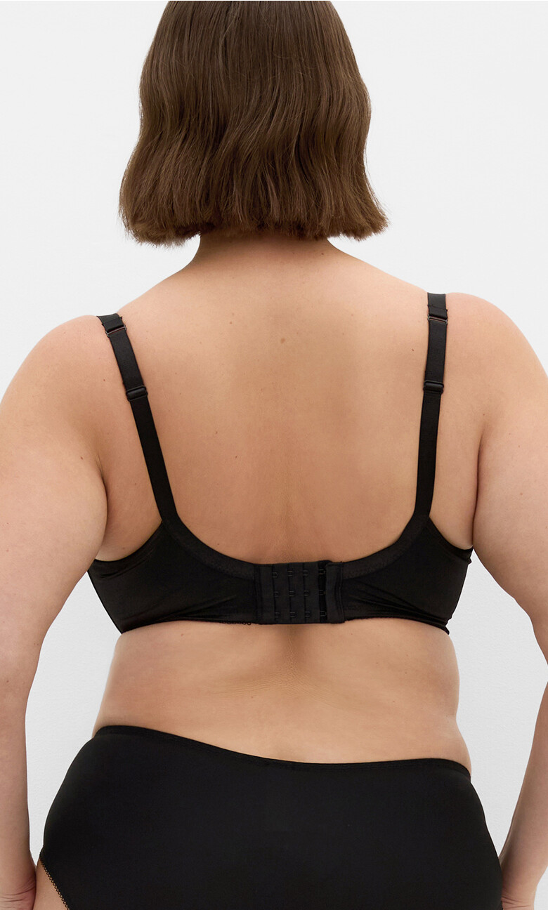 Fifi Dobby Spot Contour Bra - black