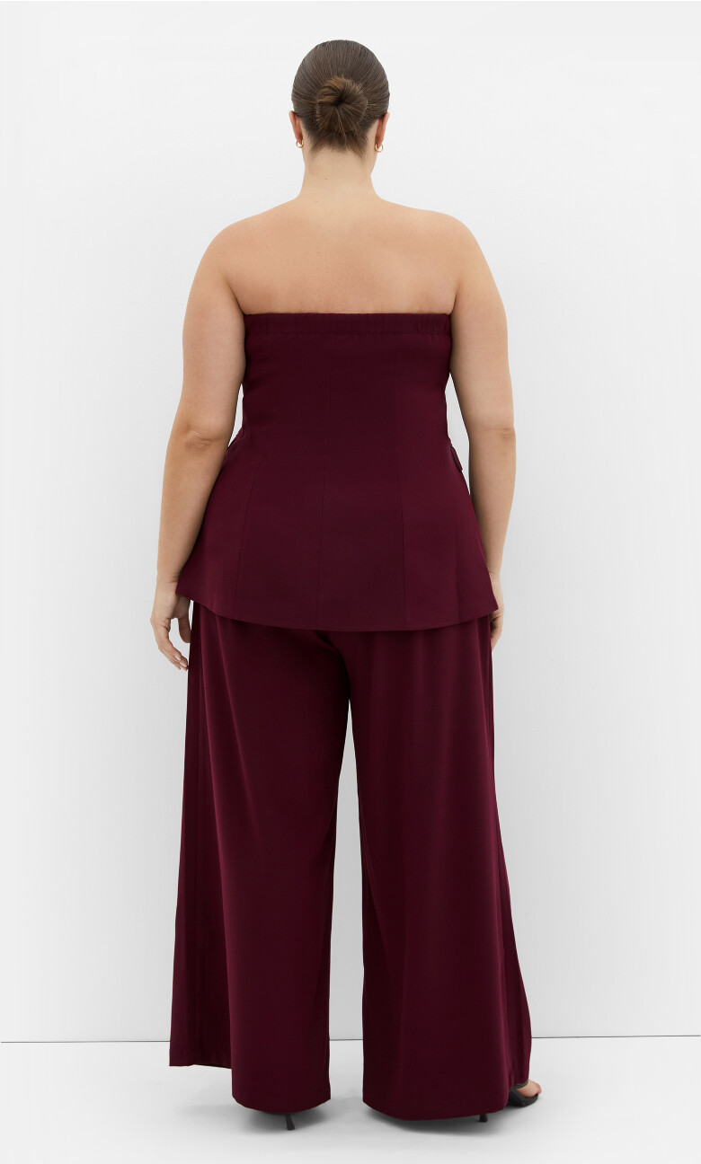 Leah Bustier - dark cherry