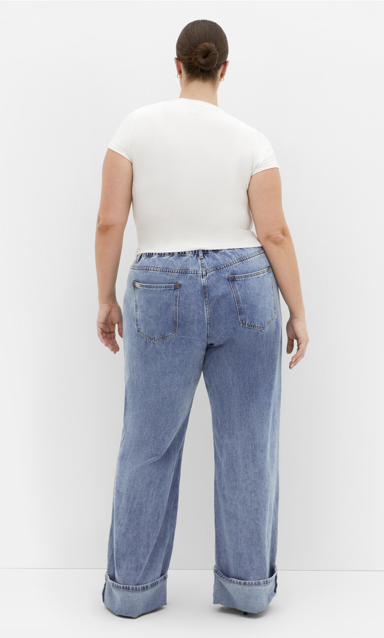 Harley Fit Bella Wide Leg Jean - light wash
