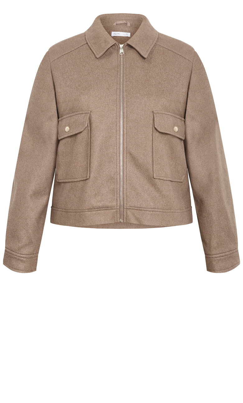 Utility Jacket - taupe