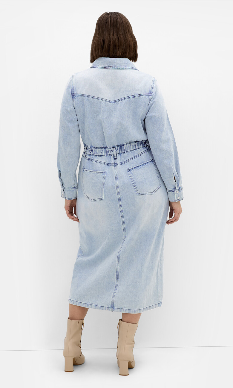 Elara Denim Dress - light wash